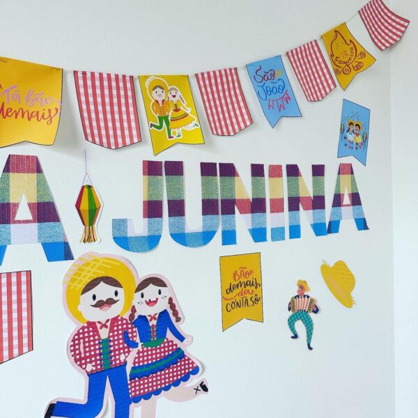 🧡Mural de festa junina. - Image 2