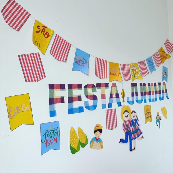 🧡Mural de festa junina. - Image 3