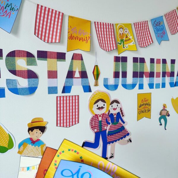 🧡Mural de festa junina. - Image 7