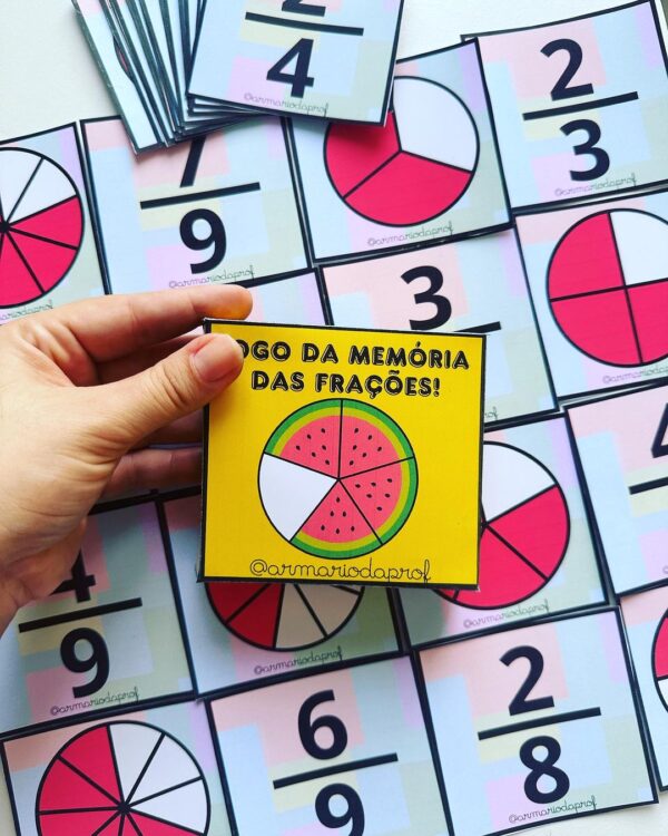 🤩Jogo da memória das frações.