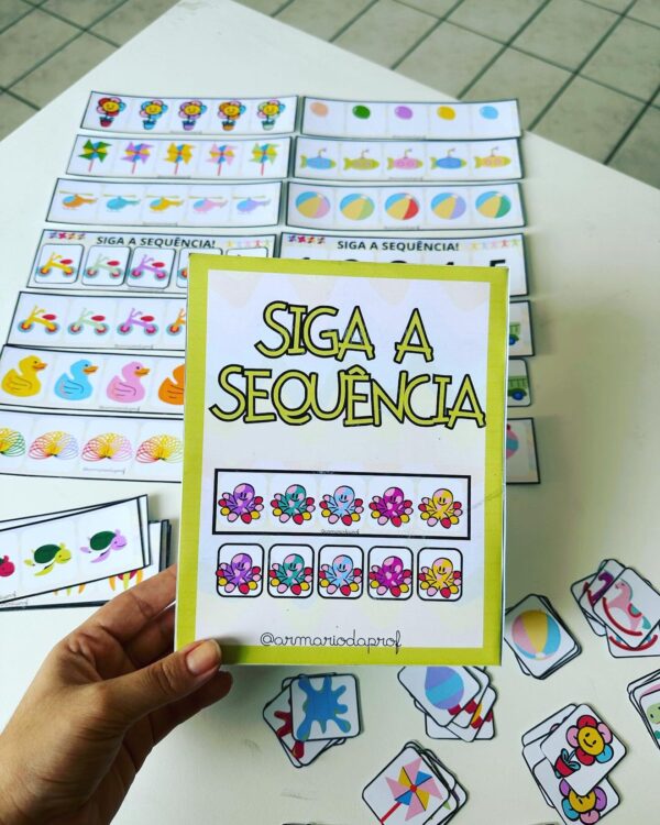 💙Recurso pedagógico para educação infantil: Siga a sequência!! - Image 4