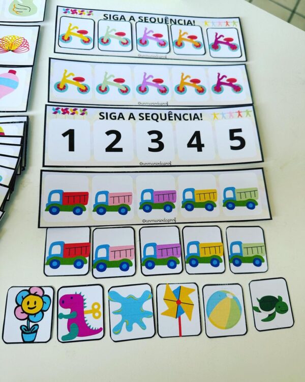 💙Recurso pedagógico para educação infantil: Siga a sequência!! - Image 2