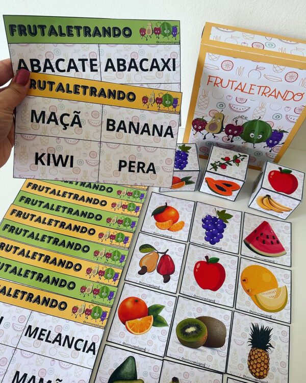 🍇 Frutaletrando: Bingo de frutas!