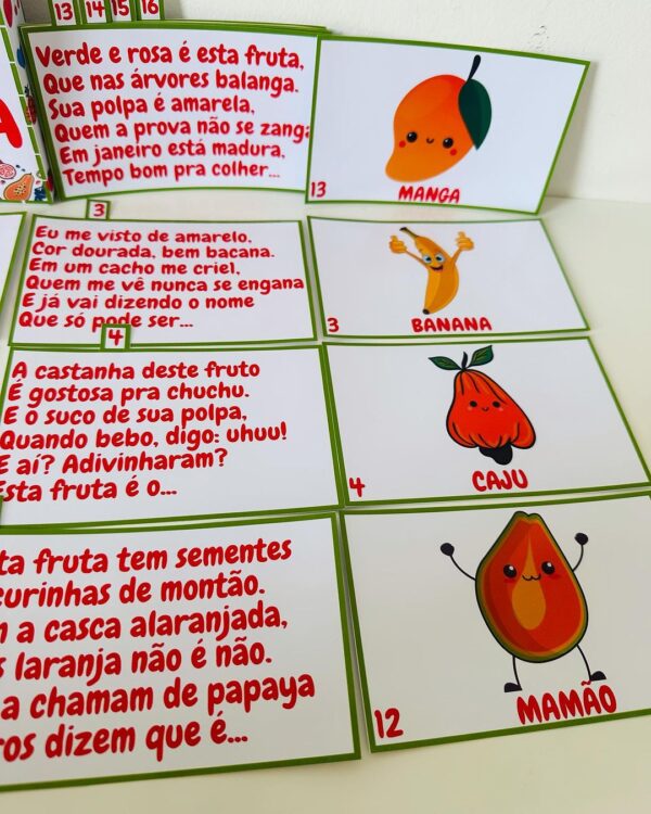 🍉História na caixa: Mamão, melancia, tecido e poesia 🍉 - Image 3