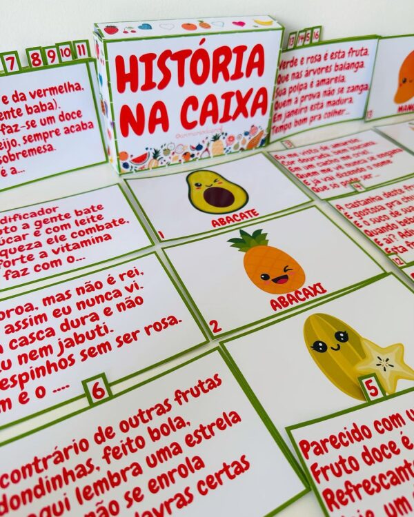 🍉História na caixa: Mamão, melancia, tecido e poesia 🍉 - Image 2