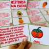 🍉História na caixa: Mamão, melancia, tecido e poesia 🍉
