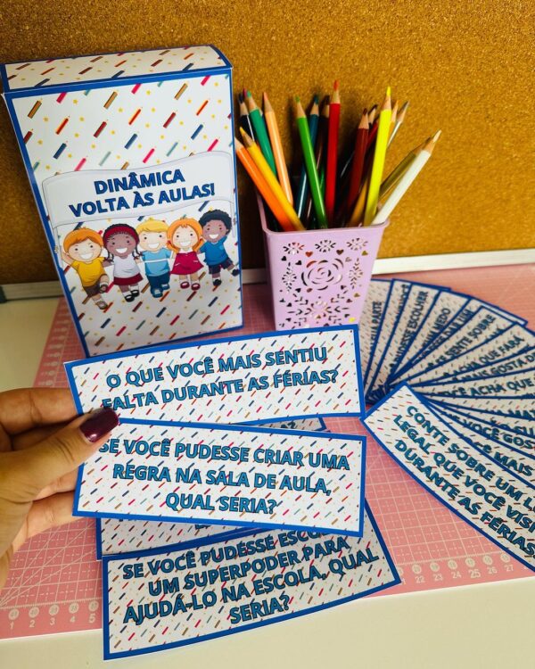 🥰Dinâmica volta às aulas!