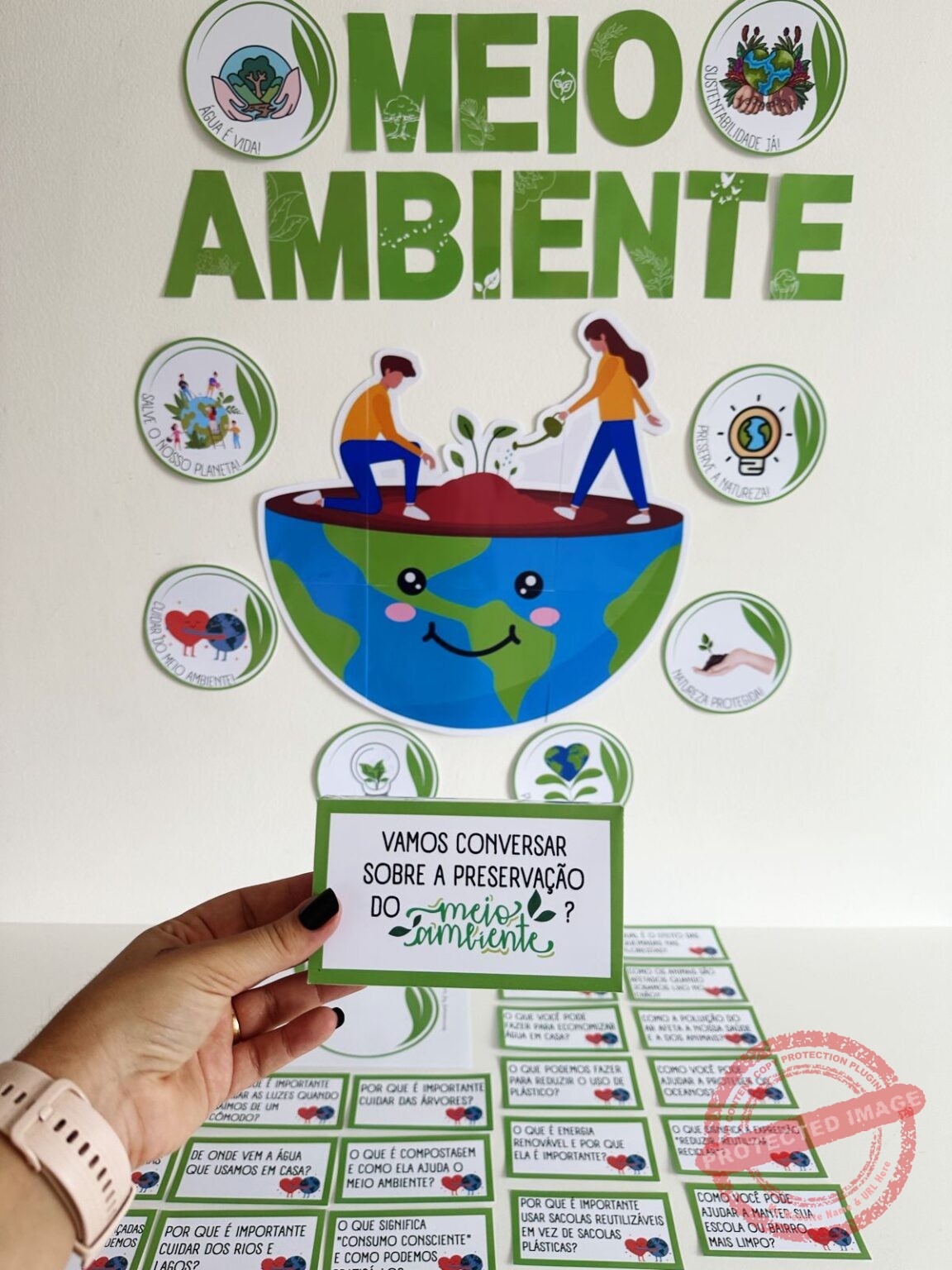 🌿 Dinâmica e Painel sobre Meio Ambiente🌿 – Armário da prof.ª