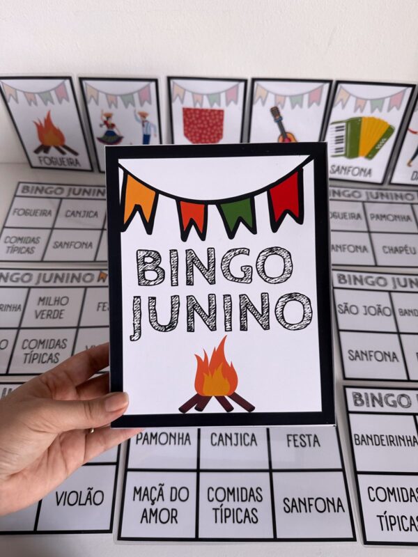 🎉📚 Bingo Junino Pedagógico 📚🎉