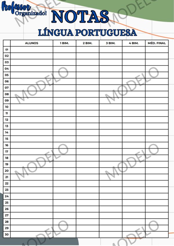 Caderno Prof.º Organizado 1ºAno - Image 10