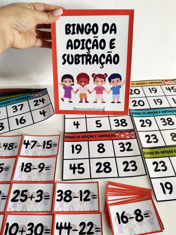 Bingo da Adição e Subtração 🎲📚