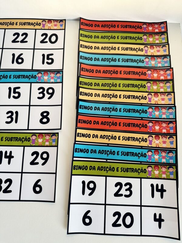 Bingo da Adição e Subtração 🎲📚 - Image 3