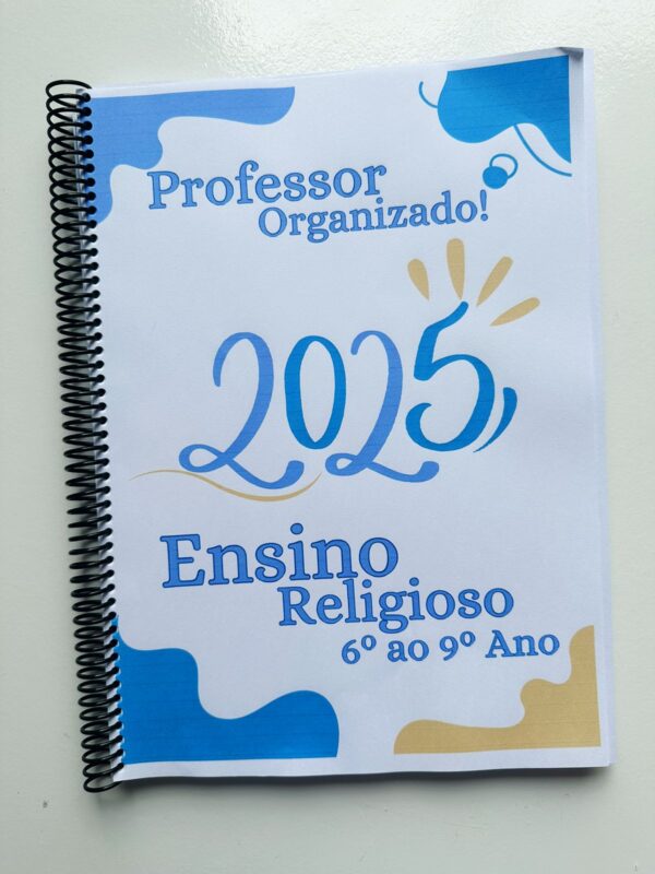 Caderno prof.º Organizado Ensino Religioso. 2025