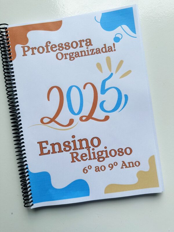 Caderno prof.ª Organizada Ensino Religioso. 2025