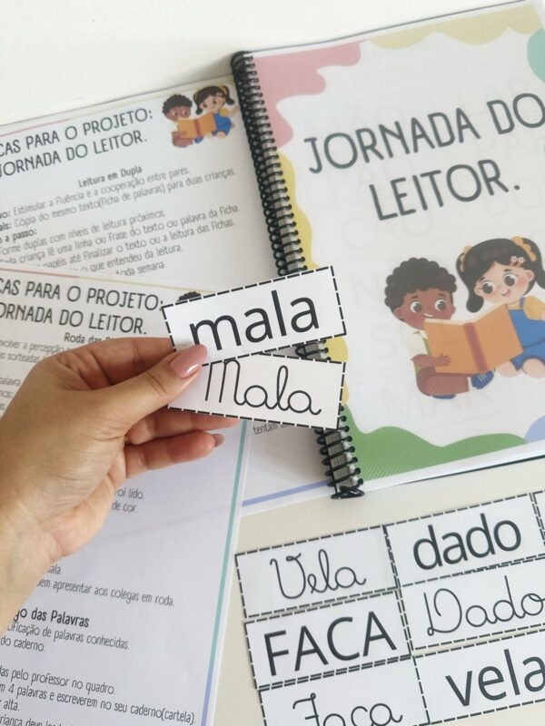 🎒✨ Jornada do Leitor: Caderno de leitura.