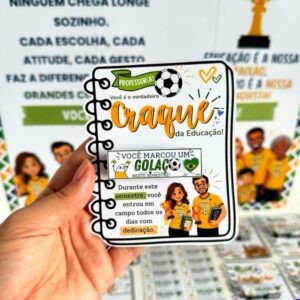 🏆⚽ KIT CARTÕES COPA DA EDUCAÇÃO ⚽🏆