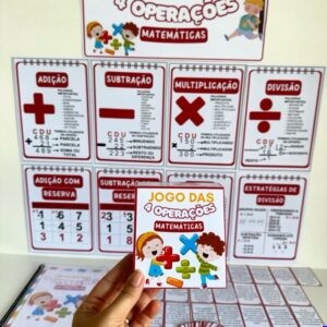 🧮 ESTAÇÃO DAS 4 OPERAÇÕES MATEMÁTICAS 🧮