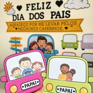 🚗💙 PAINEL DECORATIVO – DIA DOS PAIS 💙🚗 2026